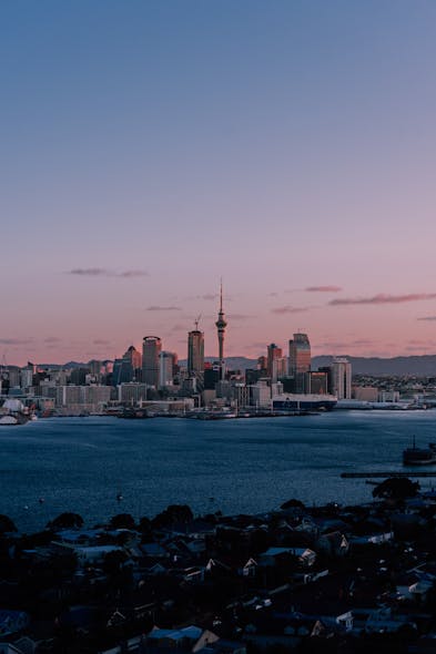 Location shot of Auckland