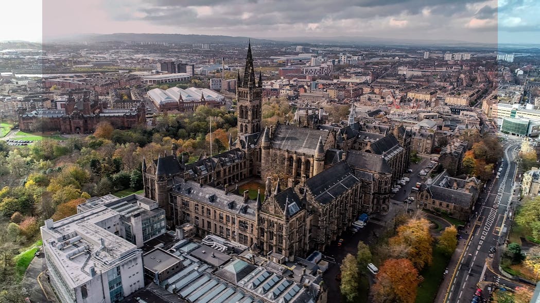 Location shot of Glasgow