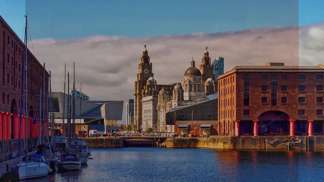 Location shot of Liverpool