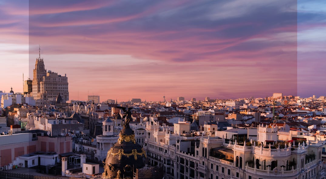 Location shot of Madrid