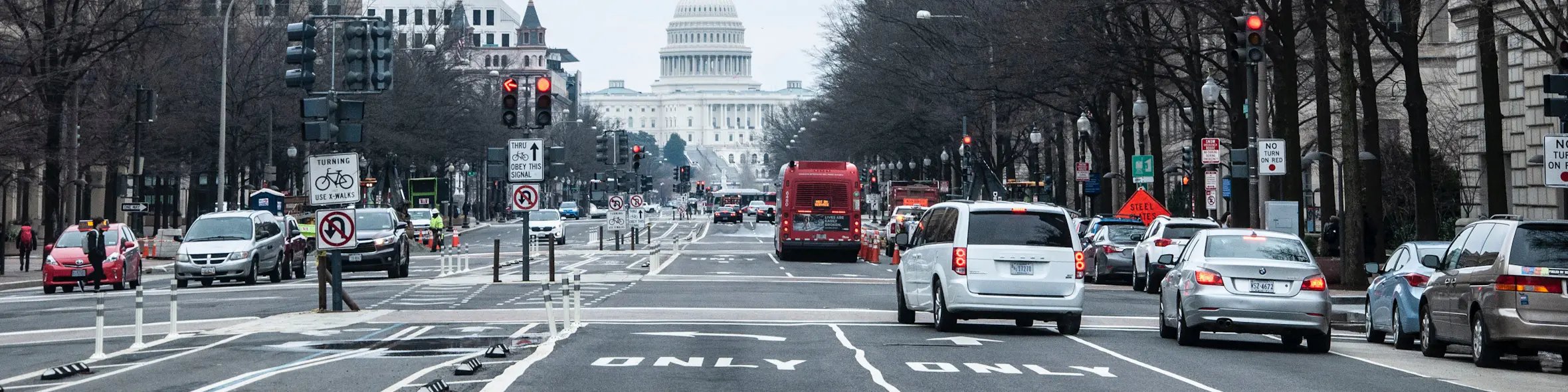 A cityscape of Washington DC, District of Columbia in the USA featuring iconic elements of Washington DC, District of Columbia's architectural landmarks.