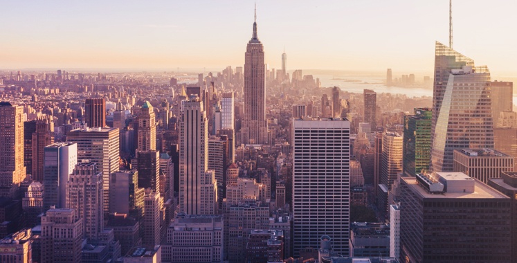 Sky scrappers in New York city