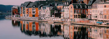 A famous cityscape or landscape of Belgium featuring iconic elements of Belgium's natural beauty or architectural landmarks.