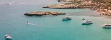 A famous cityscape or landscape of Cyprus featuring iconic elements of Cyprus's natural beauty or architectural landmarks.