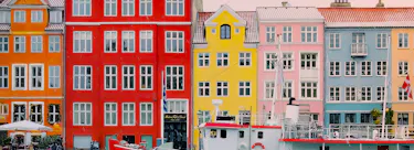 A famous cityscape or landscape of Denmark featuring iconic elements of Denmark's natural beauty or architectural landmarks.