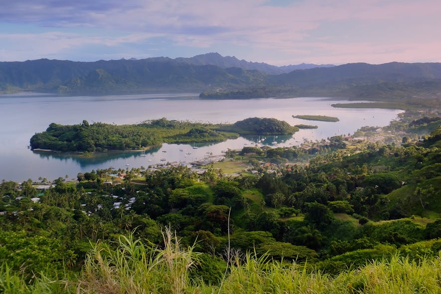 Location shot of Fiji