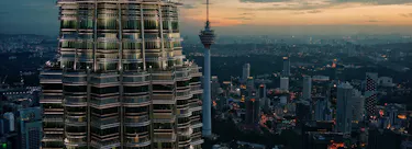 A famous cityscape or landscape of Malaysia featuring iconic elements of Malaysia's natural beauty or architectural landmarks.