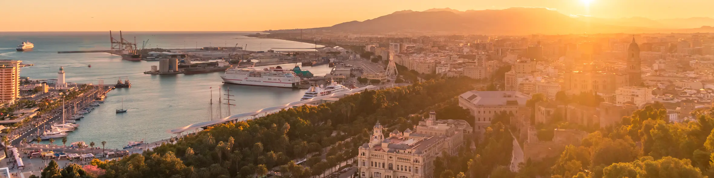 A famous cityscape or landscape of Spain featuring iconic elements of Spain's natural beauty or architectural landmarks.