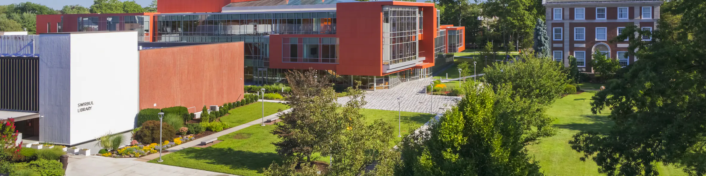 Adelphi University campus view