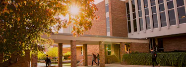 Alma College campus view