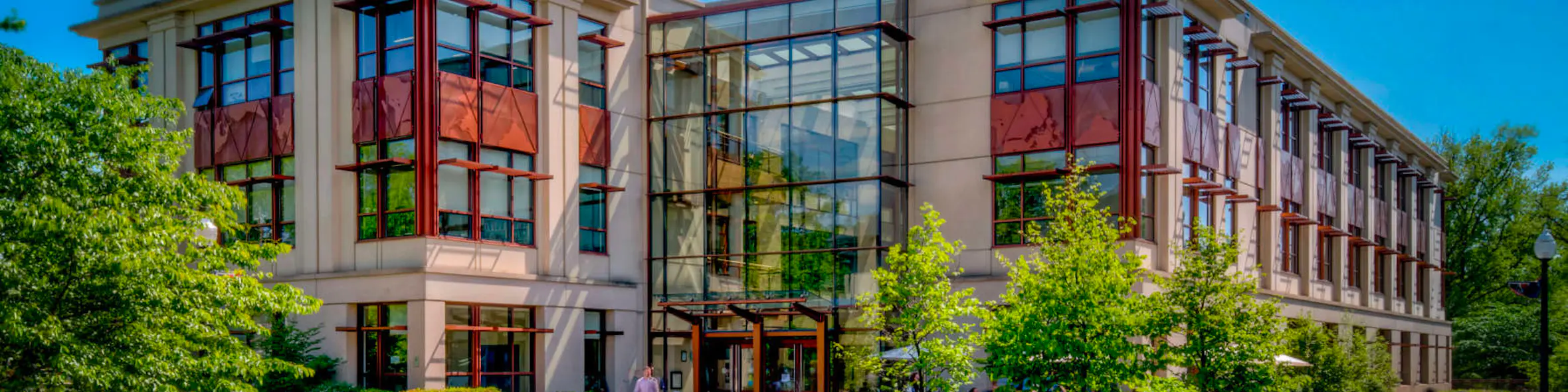 American University campus view