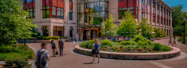 American University campus view
