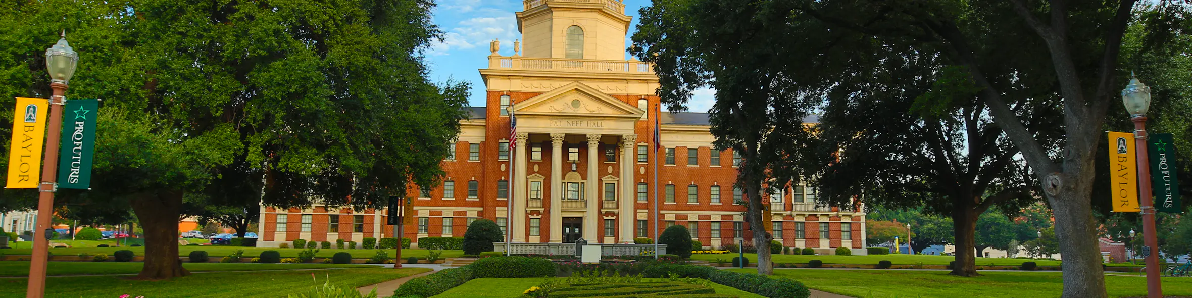 Baylor University campus view