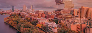 Boston University campus view