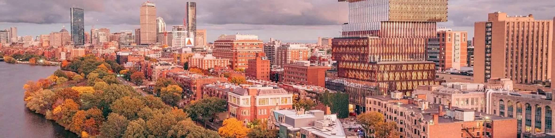 Boston University campus view