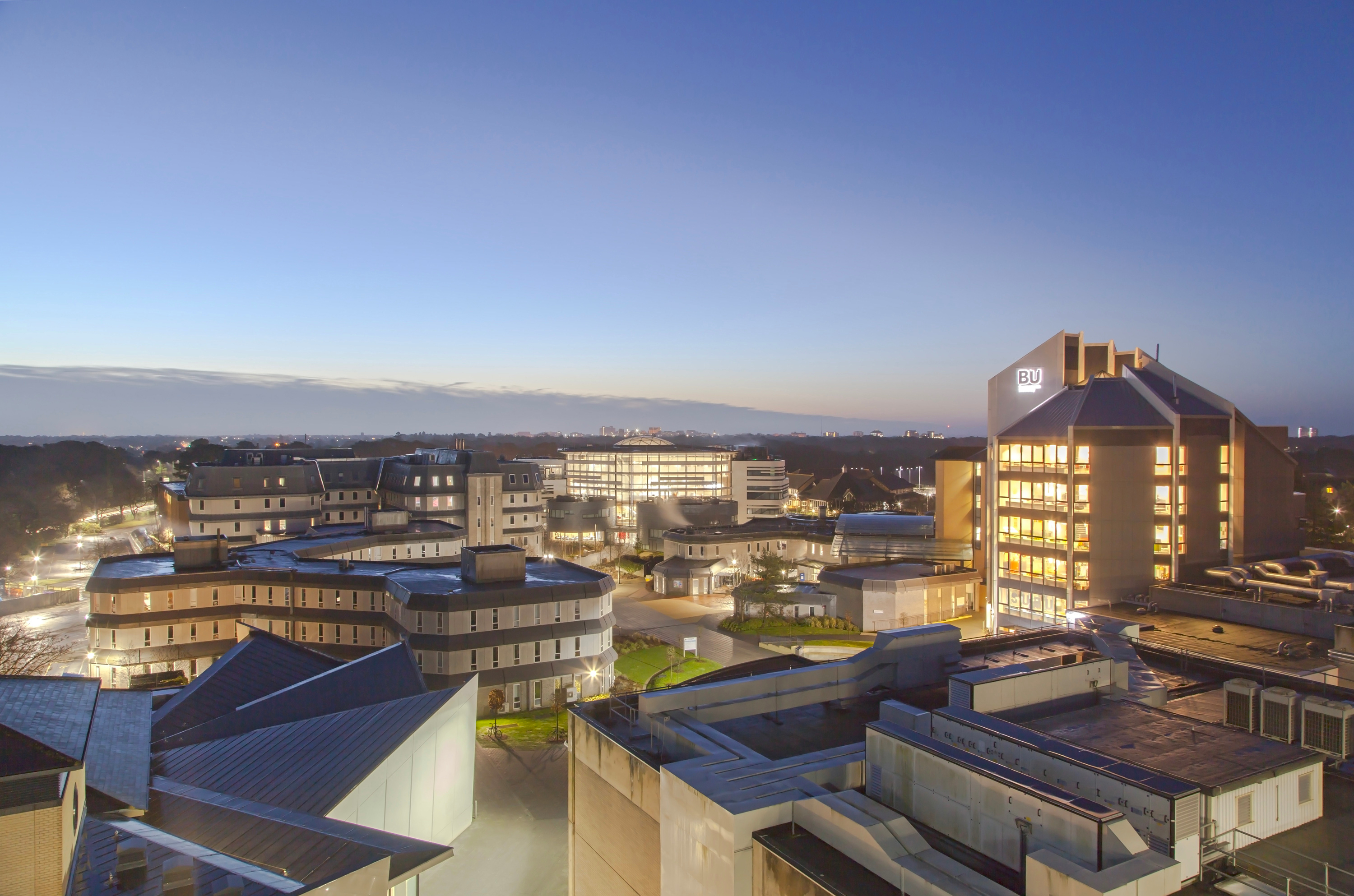 Bournemouth University campus view