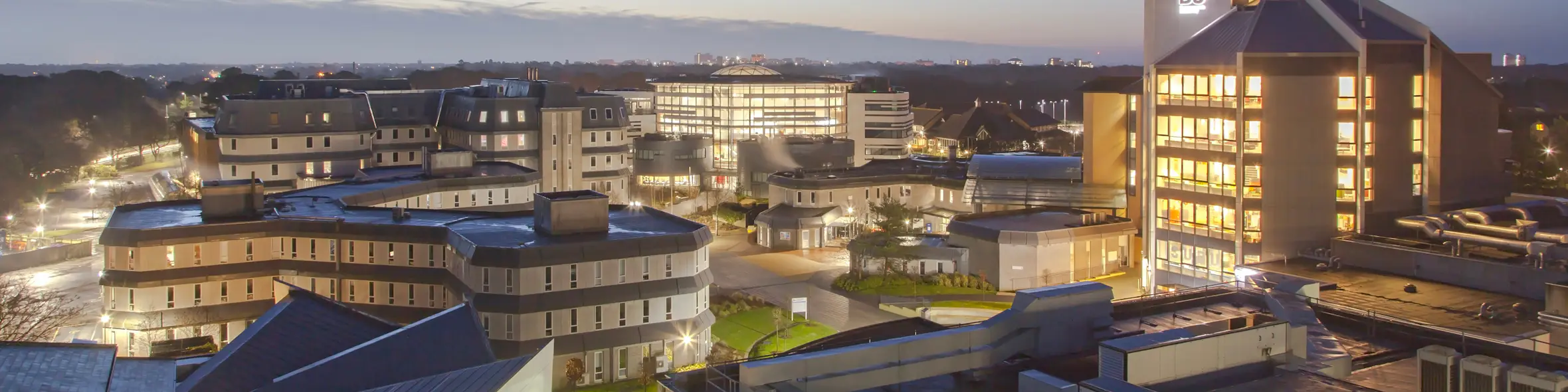 Bournemouth University campus view