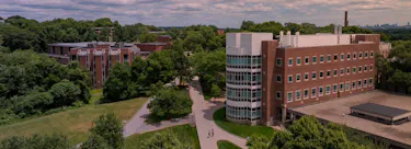 Brandeis University campus view