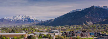 Brigham Young University campus view