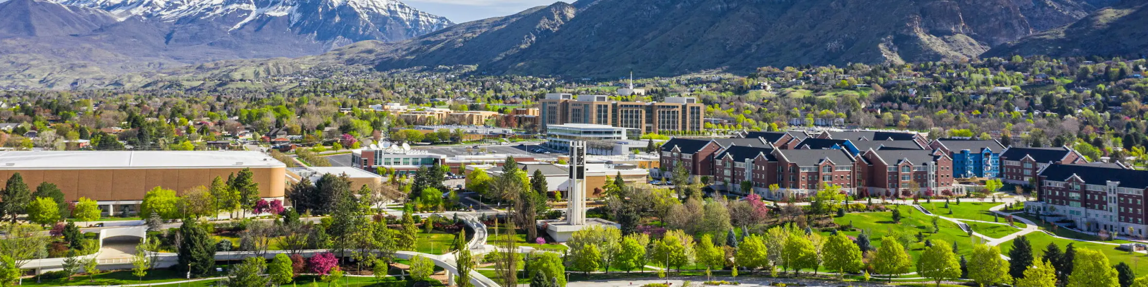 Brigham Young University campus view