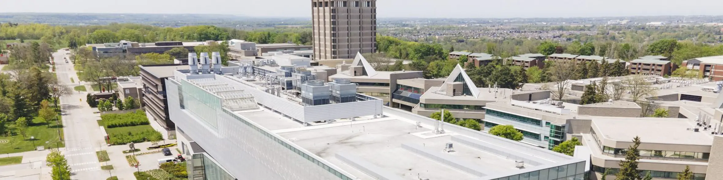 Brock University campus view