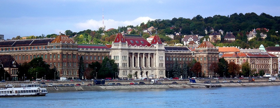Budapest University of Economics and Business campus view