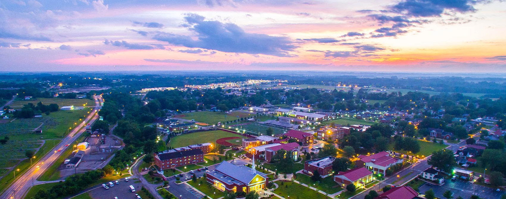 Campbellsville University campus view