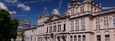 Cardiff University campus view