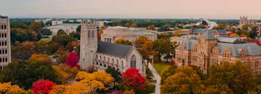 Case Western Reserve University campus view