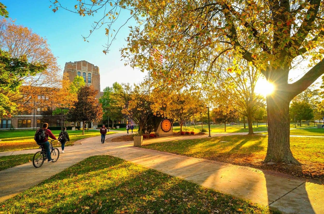 Central Michigan University campus view