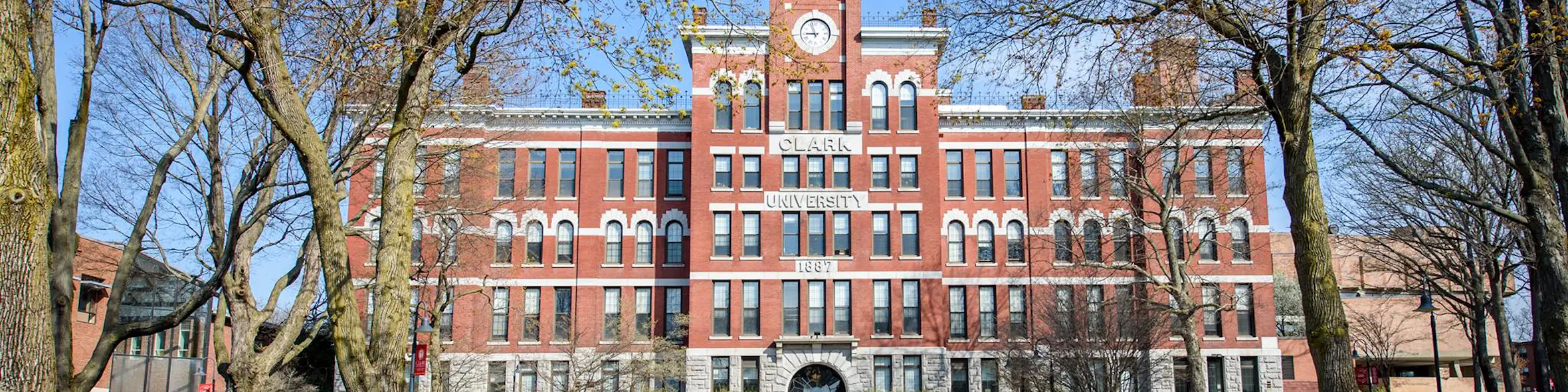 Clark University campus view
