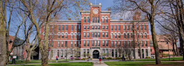 Clark University campus view
