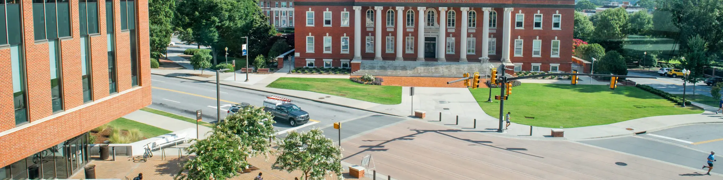 Clemson University campus view