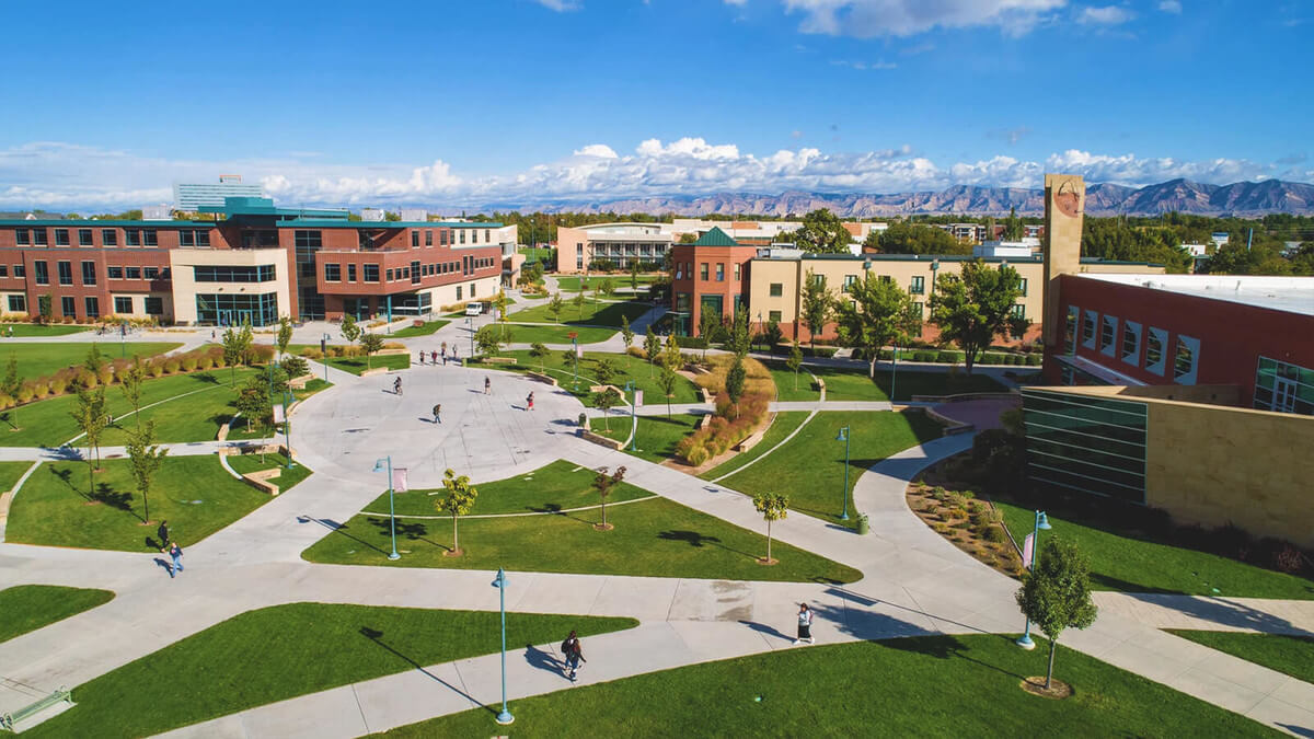 Colorado Mesa University campus view