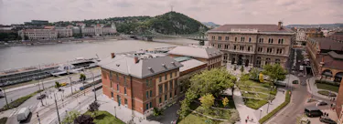 Corvinus University of Budapest campus view