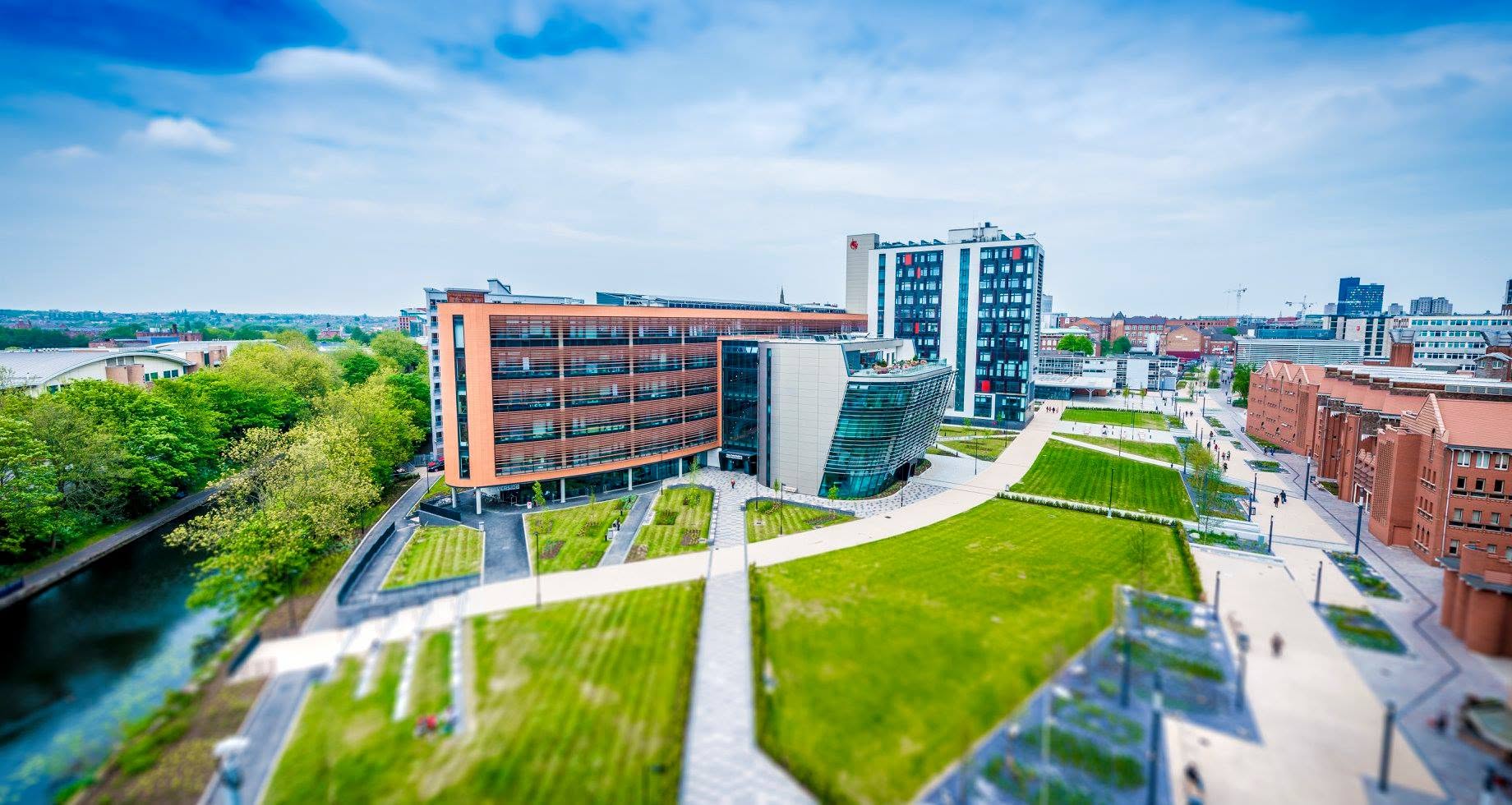 De Montfort University campus view