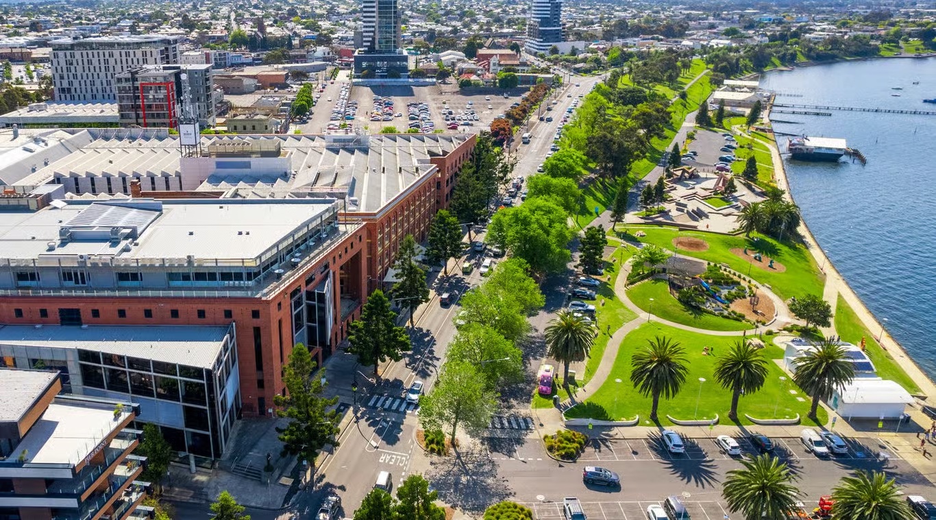 Deakin University campus view