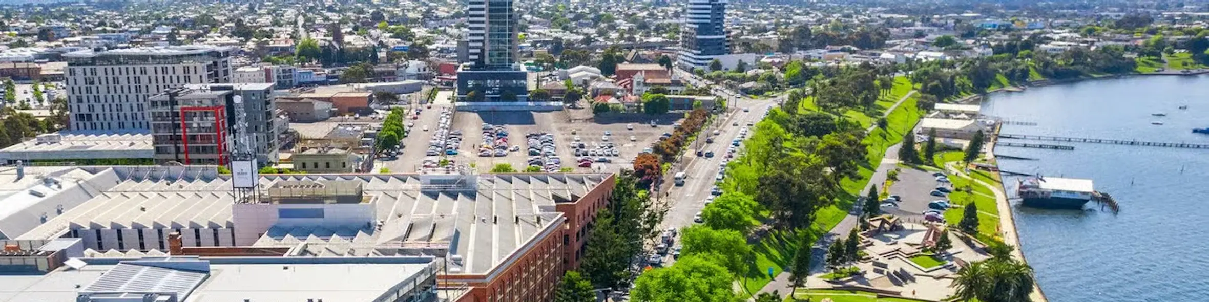 Deakin University campus view