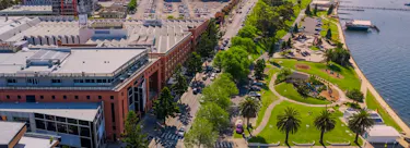 Deakin University campus view