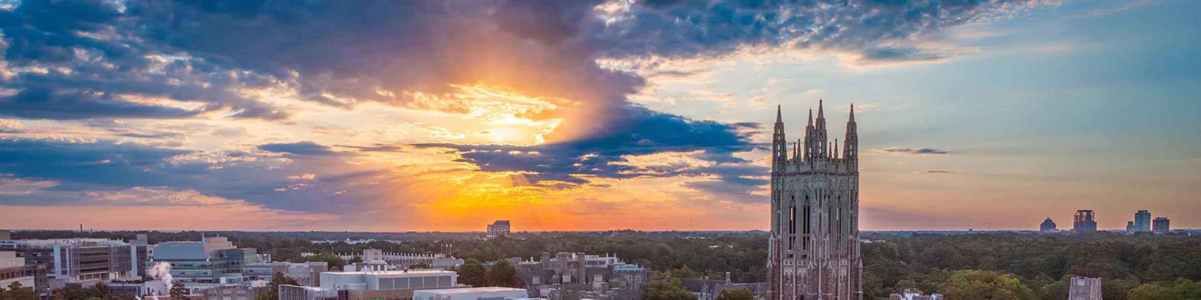 Duke University campus view