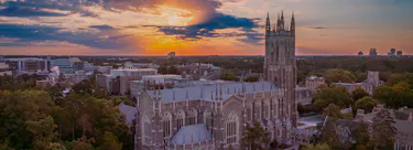 Duke University campus view