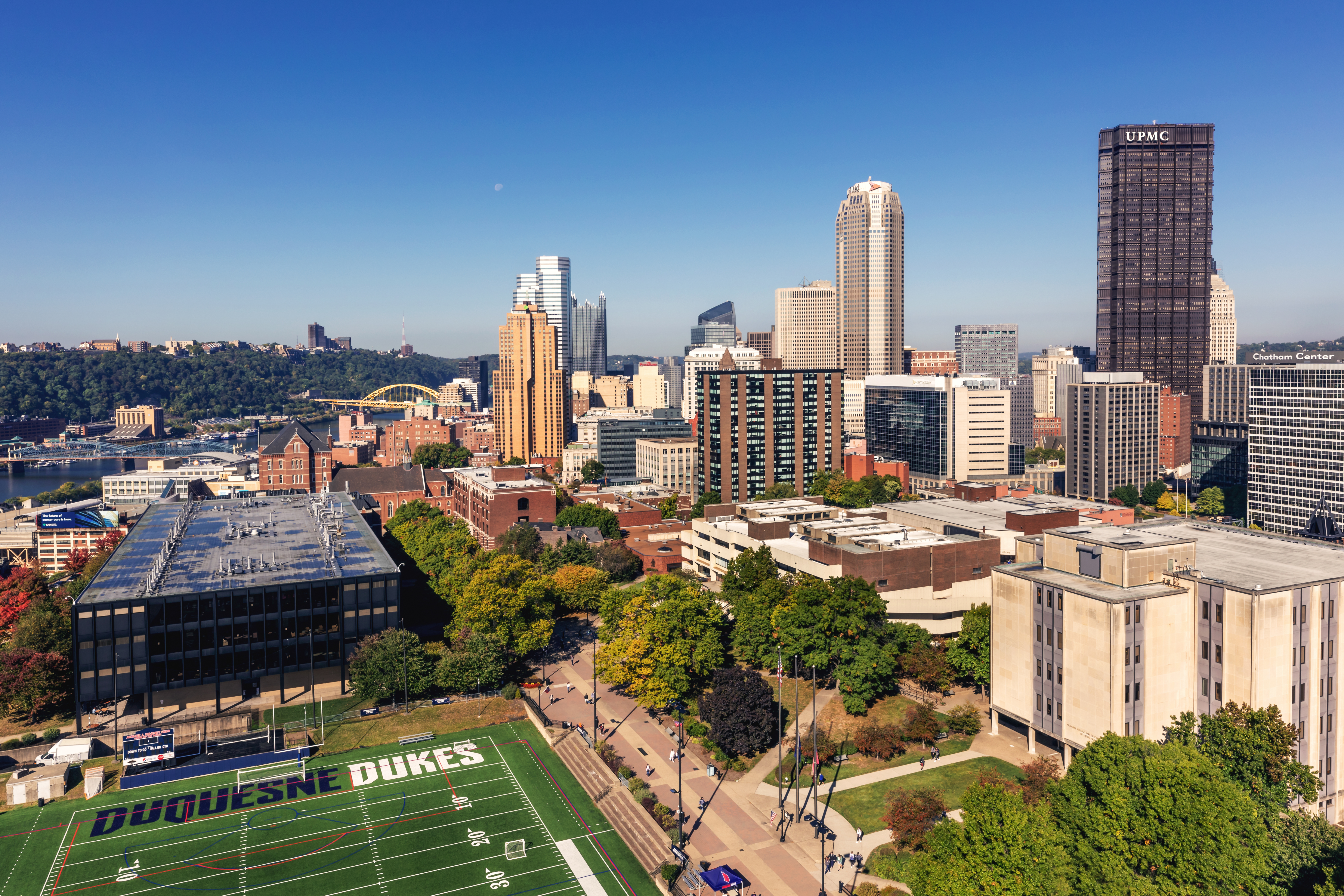 Duquesne University campus view