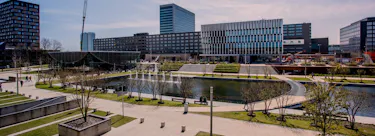Erasmus University Rotterdam campus view