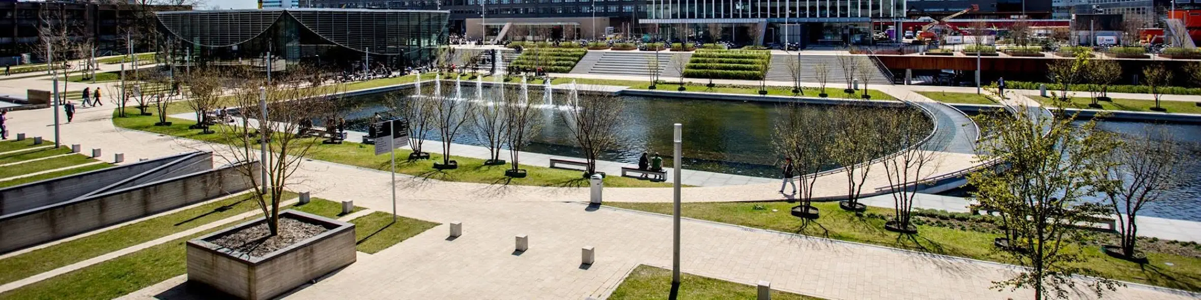Erasmus University Rotterdam campus view
