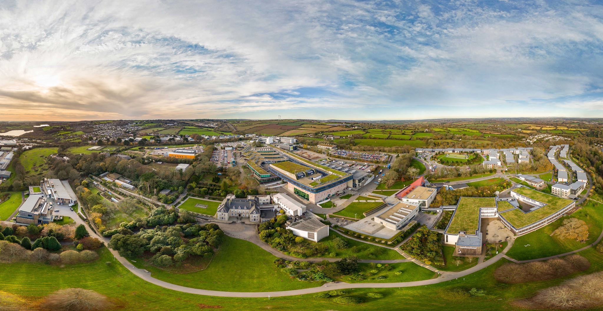 Falmouth University campus view