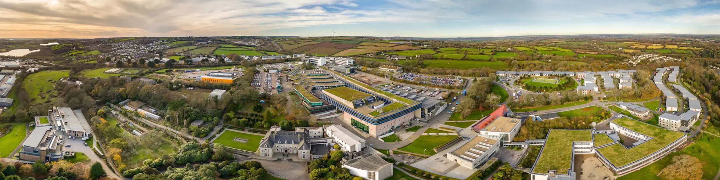 Falmouth University campus view