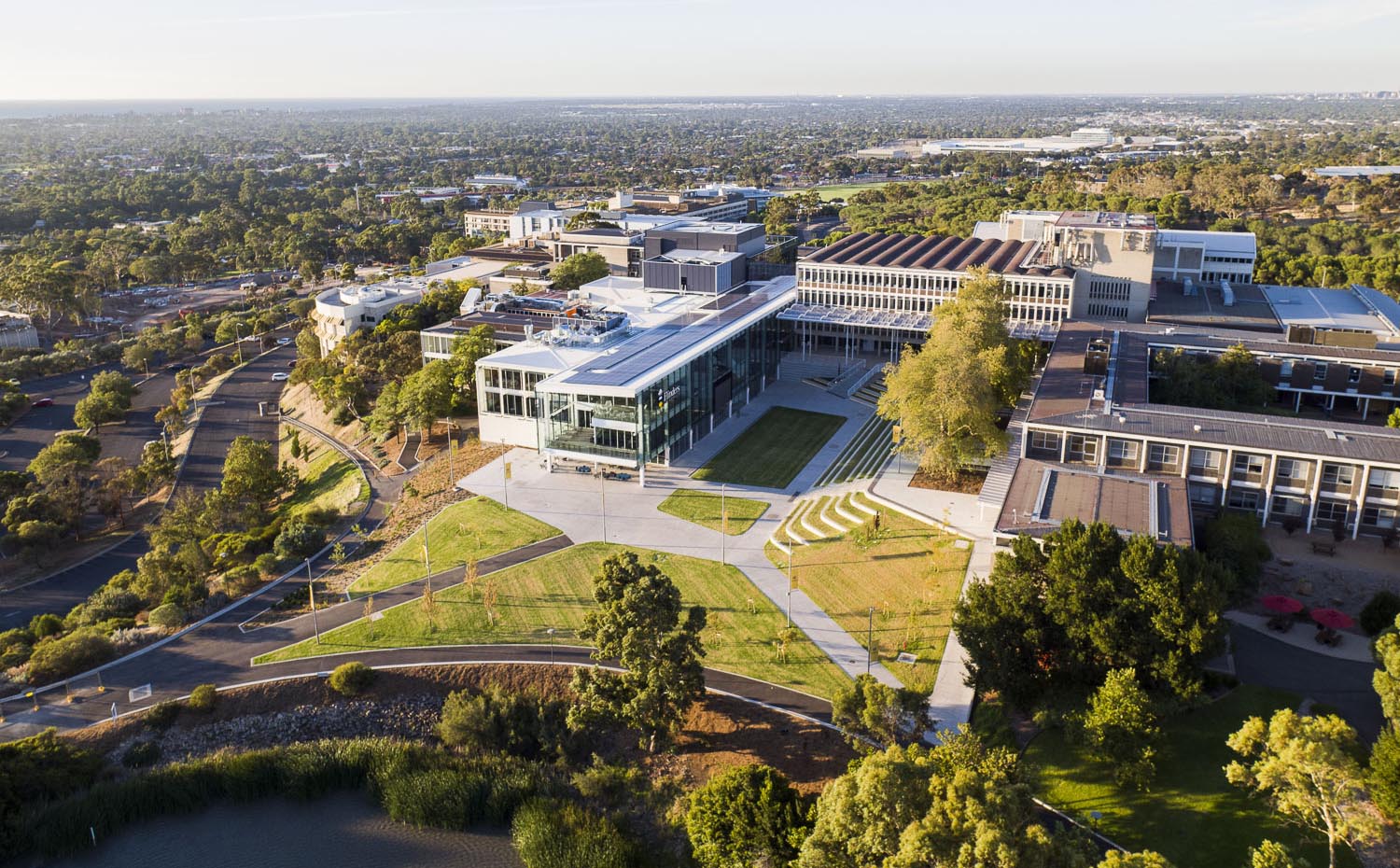 Flinders University campus view