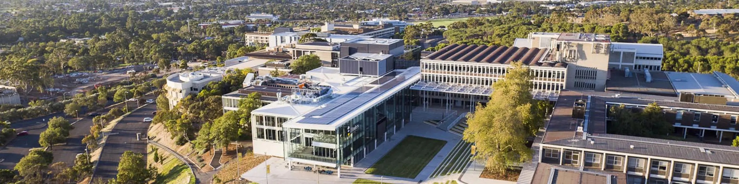 Flinders University campus view