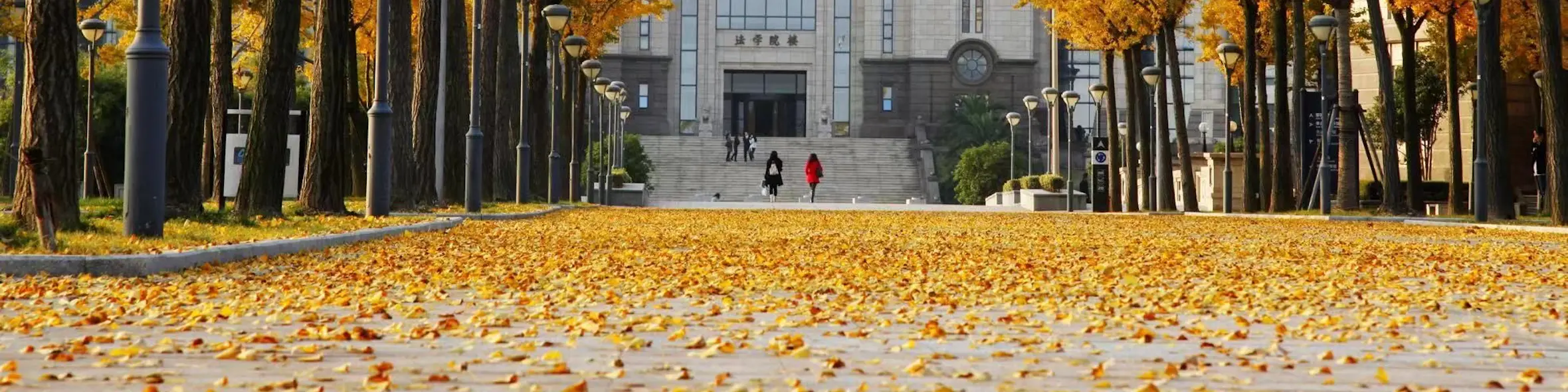 Fudan University campus view
