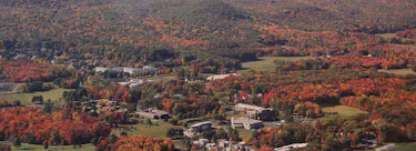Hampshire College campus view